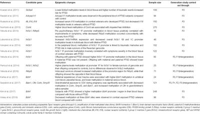 Stress Across Generations: DNA Methylation as a Potential Mechanism Underlying Intergenerational Effects of Stress in Both Post-traumatic Stress Disorder and Pre-clinical Predator Stress Rodent Models